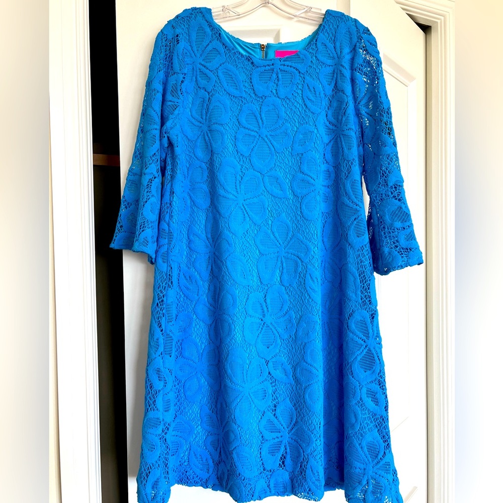 Lilly Pulitzer Ophelia Zanzibar Lace Dress, size large